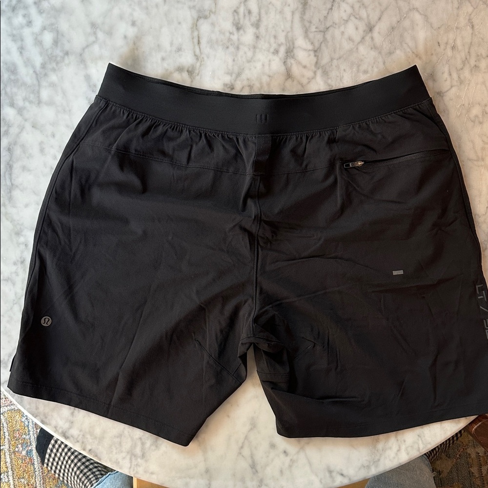 Lululemon bundle of 3 men’s XL Athletic Shorts, black black navy - Picture 9 of 11
